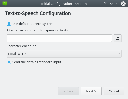 Text-to-Speech Configuration