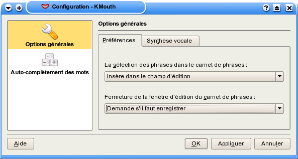 Copie d'écran