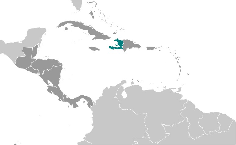 Locator Map for Haiti