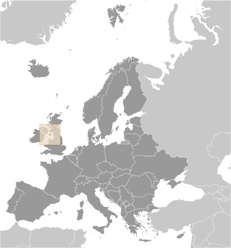 Locator Map for Isle of Man