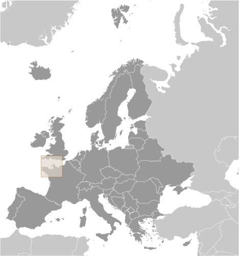 Locator Map for Jersey