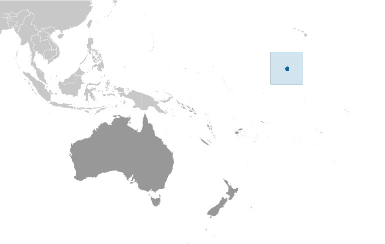 Locator Map for Kingman Reef
