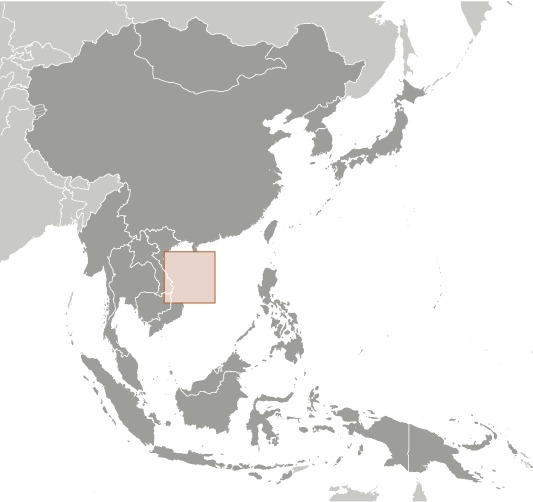 Locator Map for Paracel Islands