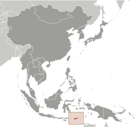 Locator Map for Timor-Leste