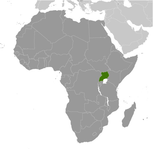 Locator Map for Uganda