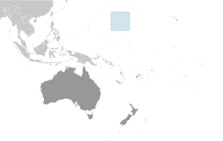 Locator Map for Wake Island